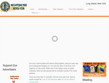 Tablet Screenshot of massparkbikeclub.org